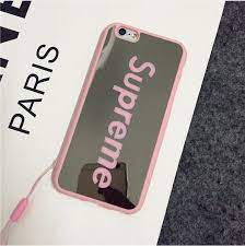 Best iphone 8 and iphone 8 plus cases. 2016 Fashion Supreme Mirror Case Back Cover For Apple Iphone 5 5s 6 6s 6plus Iphone Case Red Black Free Shipping Iphone Hard Case Iphone Iphone Cases