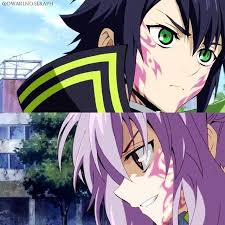 Owari No Seraph Seraph Of The End Yu And Shinoa Seni Gambar Gambar Bergerak