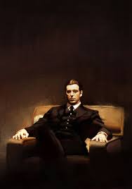 Godfather Michael Corleone Zhiqian Liu On Artstation At Https Www Artstation Com Artwork Aykpn The Godfather Wallpaper The Godfather Poster The Godfather