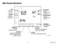 How to lock & unlock screen honeywell rth8500d programmable thermostat rheem trane. Honeywell Tb8220u1003 Owners Guide