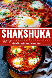 Shakshuka Eggs Poached In Tomato Sauce Recipe Egg Recipes For Dinner Shakshuka Breakfast Dishes