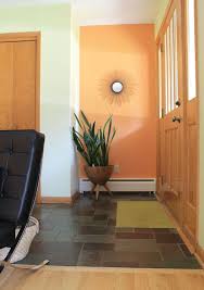 Mid Century Entry Tile Mid Century Modern House Modern Hallway Modern House