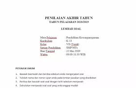 Selanjutnya untuk download kunci jawab soal pas/uas/ukk smp/mts kelas 8 kurikulum 2013 semester 2 silakan klik tautan dibawah ini: Soal Ukk Pkn Kelas 7 Ilmu Soal