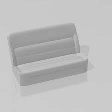 Bench seat is a full width continuous pad forming the front seat of automobiles. Download Obj File Plain Bench Seat 1 24 1 25 Scale 3d Printable Model Cults