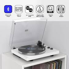 Audiophiles Turntable with Bluetooth Output and MM Cartridge HQKZ-006 –  Retrolife Official Store