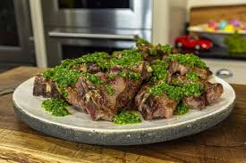Lamb Chops With Jabron Potatoes Beans And Herb Salsa James Martin Chef In 2020 Lamb Dishes Lamb Chops Lamb Recipes
