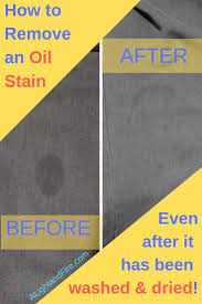 How To Remove An Oil Stain A Light And Fire Remove Oil Stains Oil Stains Clean House