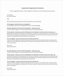 Scholarship Cover Letter Sample Luxury Scholarship Application Letter In 2020 Scholarships Application Application Letters Scholarship Essay Examples