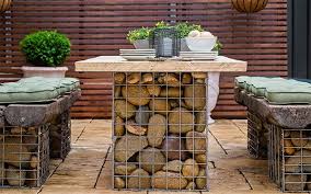 Gabion bench more durable than you think. Gabion Baskets Creative Ideas For The Garden Landscape Design