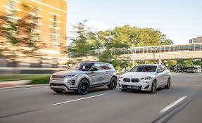The land rover range rover evoque is available in 1997 cc engine with 1 fuel type options: 2019 Bmw X2 M35i Vs 2020 Range Rover Evoque P300 R Dynamic Hse