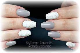 Grey and white design nails. 50 Fun And Fashionable White Nail Design Ideas For Any Occasion In 2020