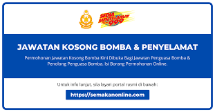 Cara memohon bomba (klik bawah). Permohonan Jawatan Kosong Bomba Penyelamat Malaysia 2020