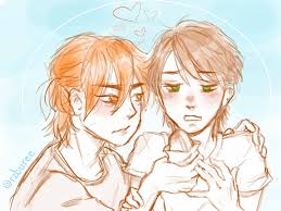rzburee on X: Alright heres the toono x yacchan sketch 😌 • • I love them  together....im literally so soft for these two and their development 🤧 so  I decided to draw