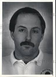 1986 Press Photo Ron Lykins, Basketball Coach, Rollin Warhawks