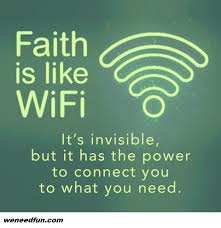 ~ althea warren, the needs of readers, in library trends, october 1954. Quote Of The Day Faith Is Like Wifi Positivitea