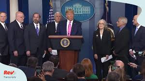 Donald Trump Coronavirus Press Conference Transcript Trump And Cdc Give Coronavirus Updates Rev