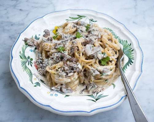 Porcini Mushrooms with Sour Cream