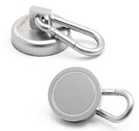 Ant Mag - Carabiner Magnetic Hooks 80LBS Heavy Duty Neodymium Magnet  Carabiner with Swivel Carabiner Snap Hook for Indoor/Outdoor Hanging Bagnet  Grill ...