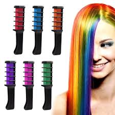 Coloring your hair with the sidewalk chalk powder download article 1 divide your hair into sections if you are doing streaks or highlights. Amazon Com New Hair Chalk Comb Hair Chalk For Girls Kids Washable Hair Chalk For Girls Age 4 5 6 7 8 9 10 Hair Chalk For New Year Birthday Party Cosplay Children S Day Halloween Christmas Beauty