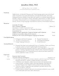 Professional Language Professor Templates To Showcase Your Talent Myperfectresume