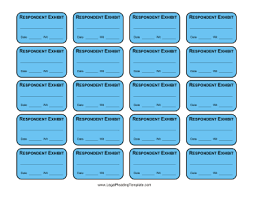 This trial exhibit shows a large left acute subdural hematoma with midline shift to the right, including descriptive injury and brain anatomy labels. Printable Respondent Exhibit Labels Legal Pleading Template