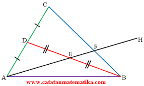 Dalil Menelaus Matematika Sma Matematika