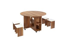 Wooden padded folding chairs, wedding ceremony setup. Wooden Folding Dining Table And 4 Chairs Set Round Table With Wheels Kogan Com