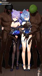 Ganyu & Keqing - After Party 1 [Eroshi3D] - Genshin Porn