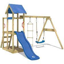 Garden swing sets guarantee to keep kids entertained while you whip up dinner on the bbq this summer. Wickey Aero Sun Children Swing Frame Garden Swing Set With Swing And Anchor Kit Gym Sets Swings Toys Games