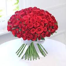 Bouquet Of Lovely 100 Red Roses Valentines Roses Valentines Day Wishes Happy Valentines Day Wishes