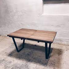 x table a manger extensible industrielle etsy in 2021 industrial dining table extendable dining table industrial style dining table
