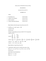 Analitik jilid click here engineering (131) curriculum 1 dan 2. Kel1 Kalkuluslanjut2 Tugas Ke8 Pdf