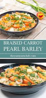 Braised Carrot Pearl Barley Salad Recipe Barley Salad Recipes Braised Carrots