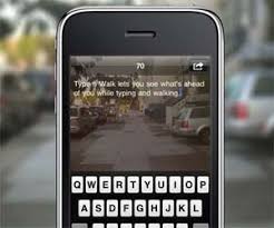 The single button on the app acts as a trigger. Walk While You Text App Messaging App Personal Safety App Iphone Apps