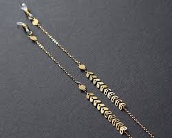 Gold Eyeglass Chain Glasses Chain For Women Sunglass Strap Etsy Eyeglass Chain Glasses Chain Gold Eyeglass Chain