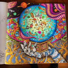 I thought it would be great to do a coloring book tour and flip through my finished pages as a tribute to. Pin On Coloring