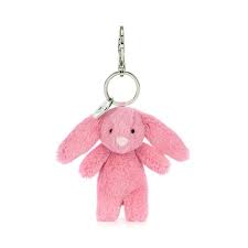 Bashful Pink Bunny Bag Charm by Jellycat