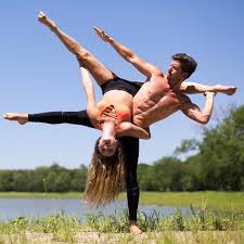 Here are 50 yoga poses for two people of any level to try with a friend or significant other! Amazing Couple Yoga Poses You Should Try With Your Love Couple Yoga Couple Yoga Poses Yoga Exercises Fitnes Couples Yoga Poses Acro Yoga Poses Couples Yoga