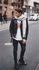 Wearing a scarf is a simple and affordable way to revamp any outfit, but knowing how to wear a scarf can sometime be tricky. Men S Guide To Scarf How To Tie A Scarf Outfit Ideas With Images How To Wear Scarves Jackets Men Fashion Winter Outfits Men