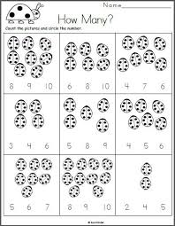 Count The Ladybugs Worksheet Madebyteachers Spring Math Worksheets Kindergarten Math Counting Preschool Math Worksheets
