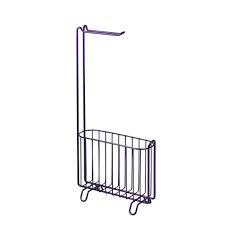 Check spelling or type a new query. Hopeful Freestanding Toilet Paper Holder With Magazine Rack In Purple Ba110039 1np The Home Depot