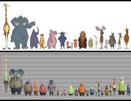 I Made A Height Chart Comparing Major Characters With Each