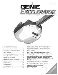 Genie 3531835447 Garage Door Opener User Manual Manualzz