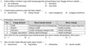 Dec 06, 2020 · soal dan jawaban uts pts ipa kelas 8 semester 1 kurikulum 2013 penilaian tengah semester pts adalah kegiatan yang dilakukan oleh pendidik untuk mengukur pencapaian kompetensi peserta didik di tengah semester. Download Soal Uas Kelas 8 Ipa K13