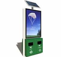 Rectangle Aluminum Alloy Led Luminous Solar Advertising Light Box Modern  Design for Shop Signs