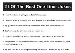 One turns to the other and says, oooo ooo aah aahh!!. Best One Liner Jokes