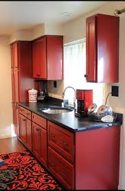 fire red kitchen, by lowe's home