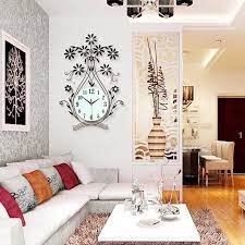 Apabila penggunaan warna cat pada dinding ruang tamu hal yang sudah biasa, maka anda dapat menyiasatinya dengan menggunakan model wallpaper selain itu juga ada dua jenis bahan yang biasa digunakan dalam wallpaper dinding ruang tamu minimalis, yaitu yang pertama bahan kertas. 65 34cm Large Gold Wall Clock Fashion Art Clock Living Room Digital Wall Watch Home Decor Mute Clocks Home Decor Office Room Decor Clock Living Room