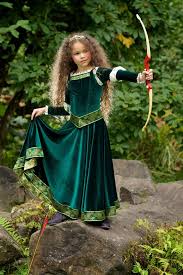 Merida Costume Brave Inspired Princess Gown Etsy Merida Costume Kids Dress Brave Costume