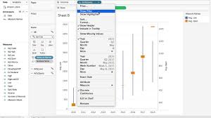 candlestick charts in tableau